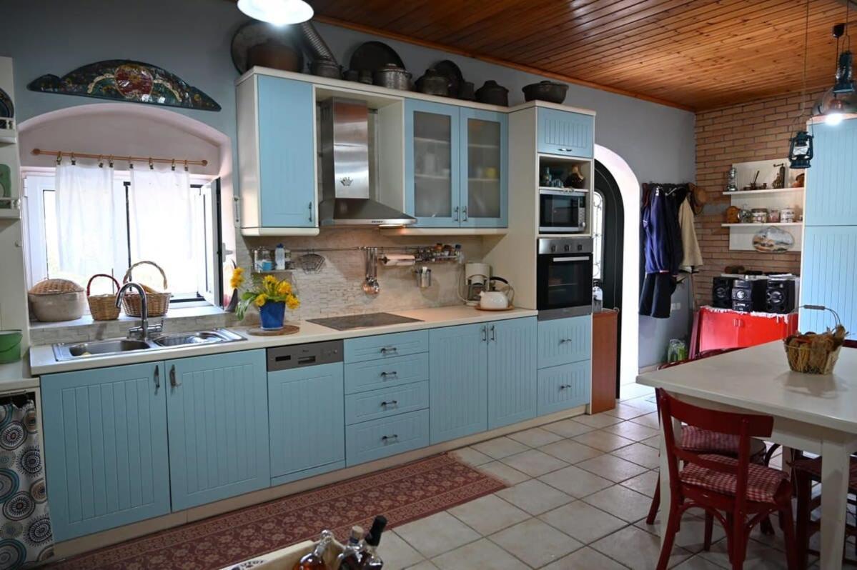 Kalavrita Winter Retreat - Homely Spacious Chalet Áno Vlasía Eksteriør billede